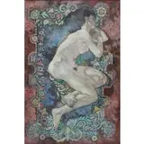 David Kreitzer, Nude on Oriental Rug, Oil on canvas