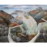 Reuven Rubin, Road to Safed, 1927, Oil on canvas