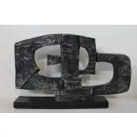Formulation by Dorothy Dehner, abstract sculpture in patinated composite, sold Jan 2023