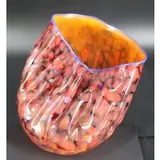 Large Glass Sea Form Vase by Dale Chihuly, sold Jan 2023
