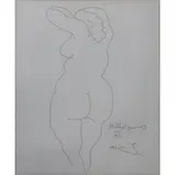 Pablo Picasso, Signature and date to lower right, Reverse etching