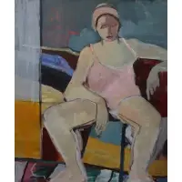 Lillian Sperling, Seated Portrait