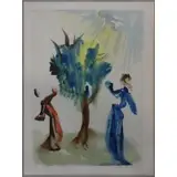 Divine Comedy Suite Purgatory #24 by Salvador Dalí, Etching, sold Mar 2023