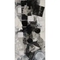 Mark Wiener, Abstract composition, Oil on masonite