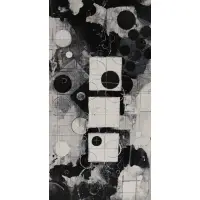 Mark Wiener, Abstract composition, Oil on masonite