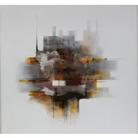 Abstract Composition by Enrique Sanchez, Acrylic on canvas, sold Mar 2023