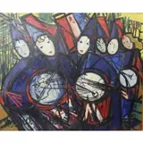 Michel-Marie Poulain, Musicians, Oil on canvas