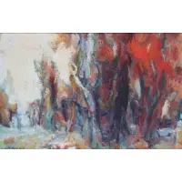 Warm Autumn #34 by Anthony Toney, Oil on canvas, sold Mar 2023