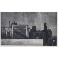 Armin Landeck, Manufacturers Trust Company, Etching