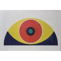 Sergio Gonzales, Soul eye of the great Jupiter bird, Offset lithograph