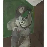 Thom Leyland, Cubist woman, Oil on canvas