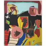 Giovanni Battista Spinelli, 74 to lower right. From a Garden City, Long Island, NY estate. Dimensions: 36, Oil on canvas