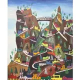 Préfète Duffaut, Untitled, Oil on board