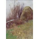 Bruce Crane, Haystacks on the Hill