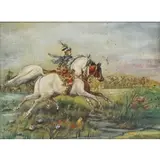 Juliusz Kossak, Horseback Rider Scene