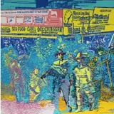 Alexander Stolin, Rembrandt and Nathan's, Large acrylic and silkscreen ink on canvas