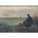 Jozef Israëls, Woman by the Sea