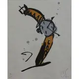 Claes Oldenburg, Wrist Watch Rising, State II
