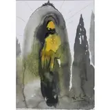 One piece from the Biblia Sacra suite: (Plate 3-2) by Salvador Dalí, Offset lithograph, sold Dec 2022