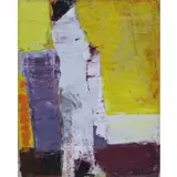 Peter Kinley, Standing Figure, 1959, Oil on paper, laid on board