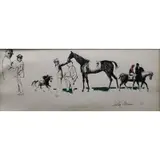 LeRoy Neiman, 60 lower right. From an Arizona estate collection. Dimensions: 6.25, Ink on paper
