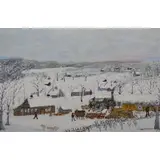 Forrest K. Moses, Old Saw Mill, Oil on board