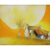 Dao Hai Phong, Summer House, Oil on canvas