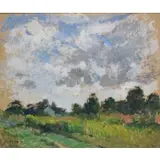 George Vance Augusta, Jr, Martha's Vineyard Landscape, Oil on canvas