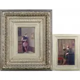 Edwin Hughes, Cavaliers, 2 works: oil on board