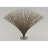 Welded steel within a circular steel base by Harry Bertoia, Spray sculpture, sold Nov 2022
