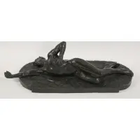 Fritz Christ, Untitled, Large bronze sculpture of a male nude