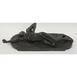 Fritz Christ, Untitled, Large bronze sculpture of a male nude