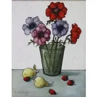 Keith Ingermann, 62 lower right. From a Queens, NY estate collection. Dimensions: 23.75, Oil on masonite