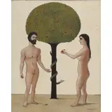 Keith Ingermann, Adam and Eve, Large oil on masonite