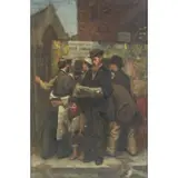 Enrico Patalano, The Billboard, Oil on canvas