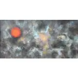 Untitled by Leonardo Nierman, Very large oil on masonite, sold Oct 2022