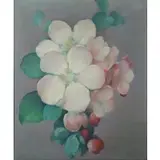 Dimitri Romanovski, Petals, Oil on canvas