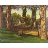 Ivan Fedorovich Choultsé, Garden, Oil on canvas
