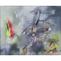 Roberto Matta, Se Conduire, Oil on canvas
