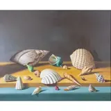 Fernand Renard, Still life with shells, Oil on canvas