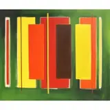 Mason Wells, Damascus II, Large acrylic on canvas