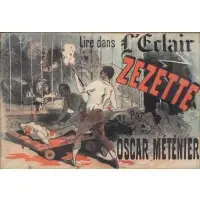 Grand Guignol by Jules Chéret, Framed Print, sold Nov 2022
