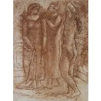 Untitled by Pablo Picasso, Etched plate print of the Three Graces, sold Nov 2022