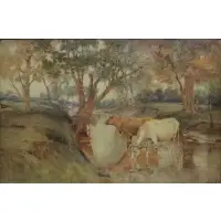 John Little, John Little (John Geoffrey Caruthers Little), Watercolor on Paper