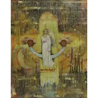Alejandro Mazon, Temperance, Oil on Board