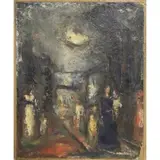 Jean Liberte, Untitled, Oil on Canvas on Board