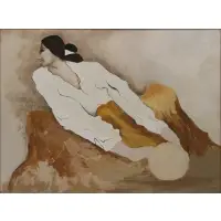 R. C. Gorman, Pottery Keeper, Oil on canvas