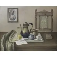Olga Antonova, 94 to lower right. From a Nyack, NY estate. Dimensions: 24, Oil on canvas