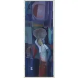 Lee Long Looi, 81 to lower right. From a Scarsdale, NY estate. Dimensions: 29.75, Watercolor on paper
