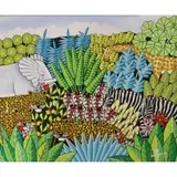 Paul Lemours, Jungle life, Oil on canvas